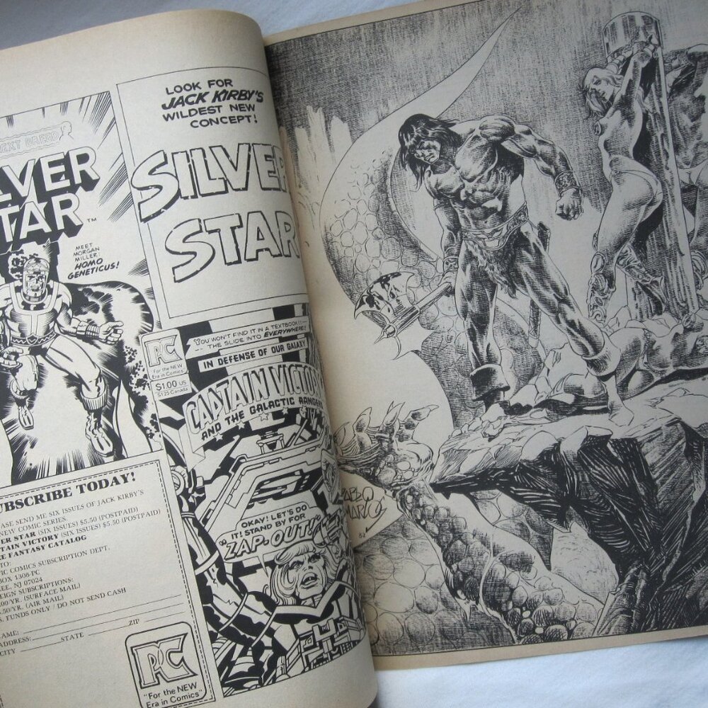 1982 The Savage Sword of Conan #84 - Marvel Comics Magazine - Picture 4 of 8